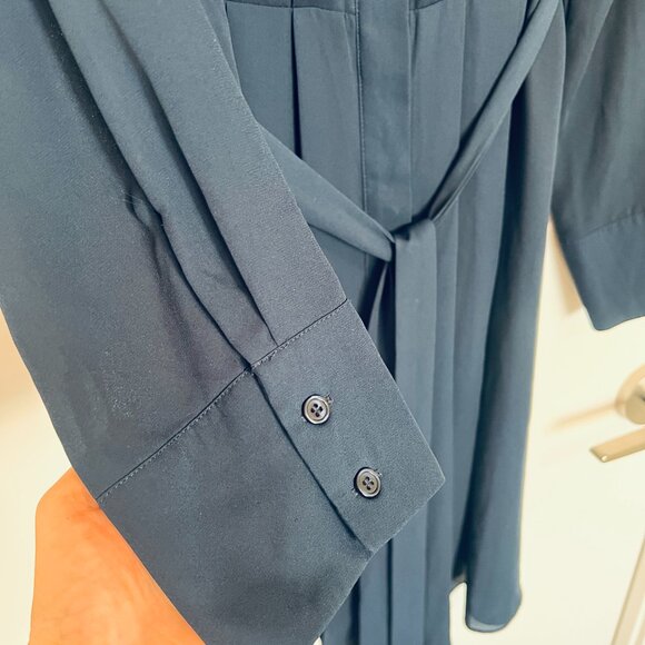 Nanette Lepore Sheer Navy Dress - Picture 4 of 5